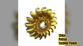 Manuel automatique de turbine hydroélectrique Pelton de 134 m