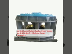 Modèle de mise en page verticale de la turbine hydraulique Kaplan Conception verticale pour une production d'énergie maximale