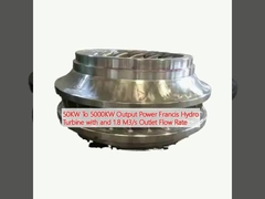 Puissance de sortie de 50 kW à 5000 kW Francis Hydro Turbine avec débit de sortie de 1,8 M3/s