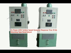 Puissance en courant continu 220 V Temps de réponse du régulateur de vitesse de la turbine 10 ms Type de montage Montage du panneau
