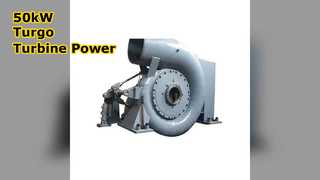 Turbine Turgo de 50 kW pour une puissance de chute élevée