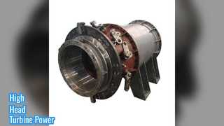 Production d'énergie par turbine à eau à haute pression