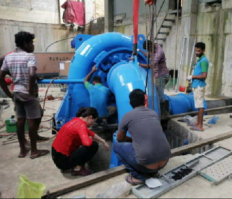 100kW poids de l'acier inoxydable Francis Hydro Generator With 2-20t