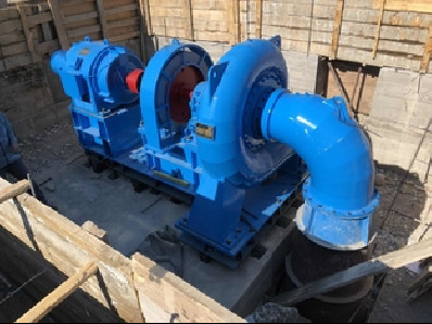 50 M Turbine Francis en acier inoxydable nominale pour la production d'électricité 2 M3/s Débit d'entrée
