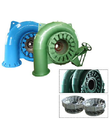 verticale 100kw/écoulement évalué 0.3-100m3/S générateur hydraulique horizontal