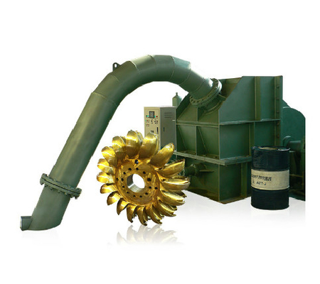 Turbine hydraulique principale 50HZ de la verticale 100m Pelton sur le cerceau 5000RPM