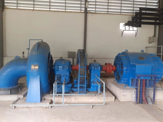 500 kW-1250 kW de sortie Turbine hydraulique horizontale Francis Turbine hydraulique Francis pour les applications lourdes
