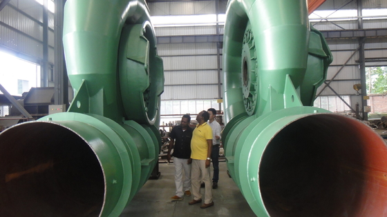 Turbine hydraulique horizontale Francis 50HZ avec acier au carbone Q345