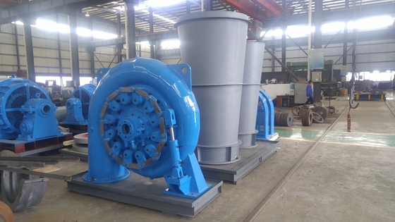 Générateur à turbine à eau pour la production d'énergie horizontale