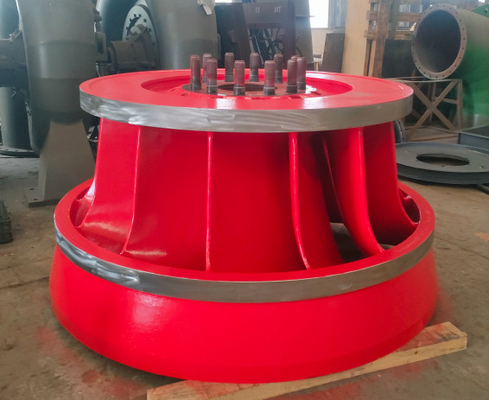 Turbine à eau Francis de 100 kW avec boîtier en acier au carbone et vanne de guidage