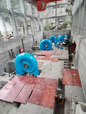 Turbine Francis à fréquence 50 Hz avec boîtier en acier au carbone Q345