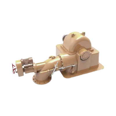 Génération d'électricité simplifiée avec une turbine hydraulique Pelton à 134 m de tête d'eau et 600 r/min