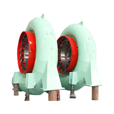 500-1500 r/min Vitesse nominale Francis Hydro Turbine avec décharge de conception 1,0 m3/s 2,2 m3/s et débit d'entrée 2 M3/s