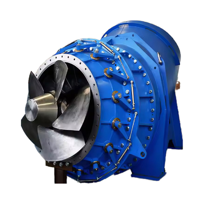Turbine hydraulique Kaplan en acier inoxydable à tension de 400 V et à vannes de guidage ZG20SiMn