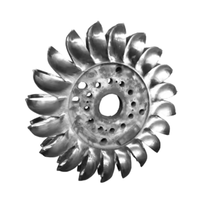 Turbine à impulsion d'eau en acier inoxydable 0Cr13Ni4Mo à jet unique ou multi-jet avec matériel de coureur