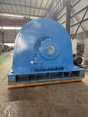 Générateur de turbine hydraulique sur mesure avec excitation sans pinceau et câbles à noyau de cuivre pour les centrales hydroélectriques