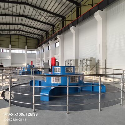 Kaplan Hydro Turbine with Stainless Steel Blade Rated Head 2-200m and Generator Voltage 6-20KV for Hydraulic Power Generation