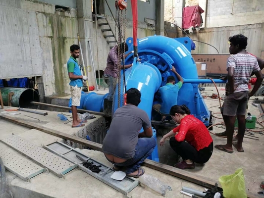 coureur Francis Hydro Turbine 1500kw Francis Turbine vertical de 1.2m