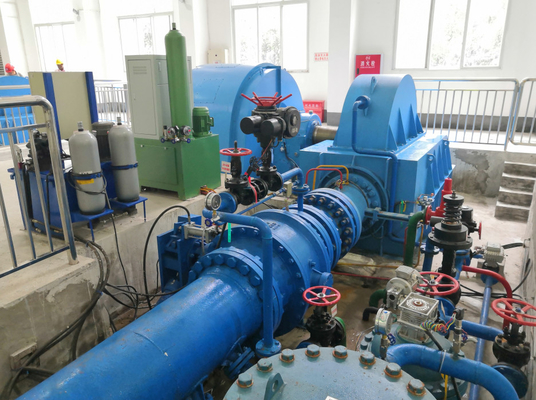 turbine hydraulique de 1500kw Pelton dans la centrale hydraulique 1000RPM sans brosse