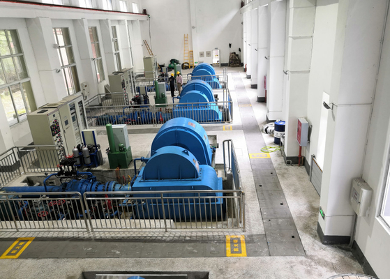 turbine hydraulique de 1500kw Pelton dans la centrale hydraulique 1000RPM sans brosse