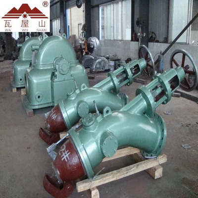 Écoulement horizontal de la turbine 1000kw de Pelton de charge de hautes eaux petit