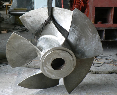 Lame réglable de coureur de turbine hydraulique horizontale verticale de Kaplan sans brosse