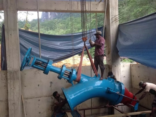 turbine d'impulsion de 350kw Turgo 400V pour choix hydraulique d'écoulement de centrale le grand