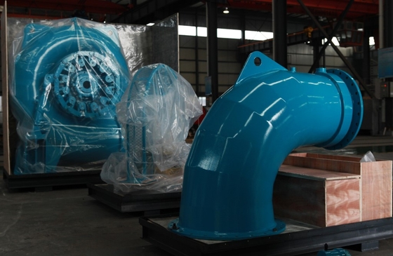 efficacité de la charge d'eau de 200kw Mini Horizontal Hydro Turbine 30m 85%