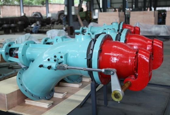 Générateur de roue de la turbine d'impulsion de Turgo d'acier de bâti 700kw Turgo