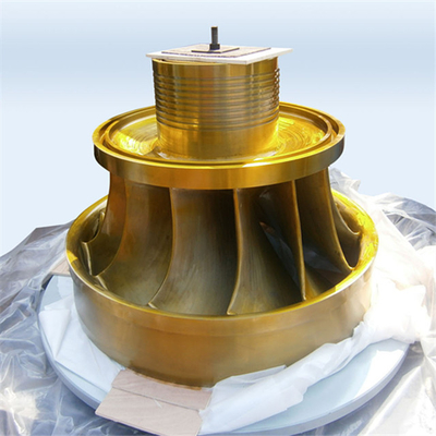 Pièces de turbine de l'eau d'écoulement de Francis Water Turbine Runner Axial