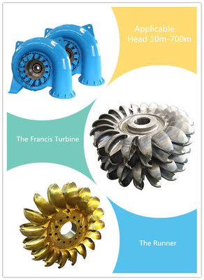 coureur de 1M Water Turbine Parts Pelton dans la centrale hydraulique
