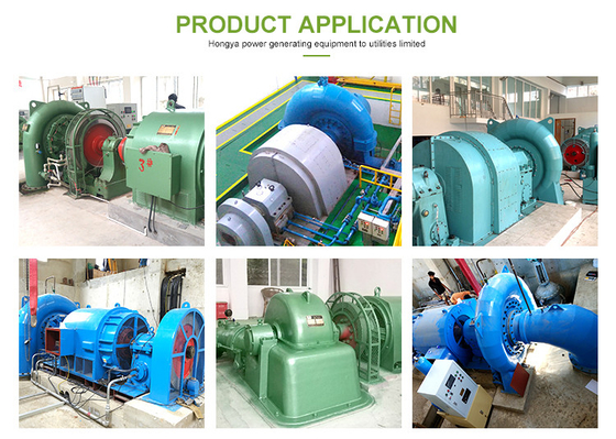 charge d'eau de 8Mw Francis Hydro Turbine 800kw 65m Francis Turbine Generator