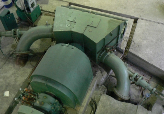 Turbine horizontale 2800kw de Pelton de micro d'efficacité de 92% pour la centrale hydraulique