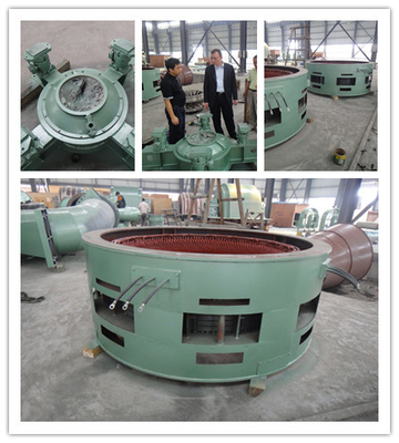 Bas générateur de turbine vertical de Kaplan de tête 42m 980kw 3m3/S