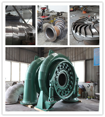 écoulement élevé hydraulique micro de basse Kaplan turbine principale de 50m pour Mini Hydro Station