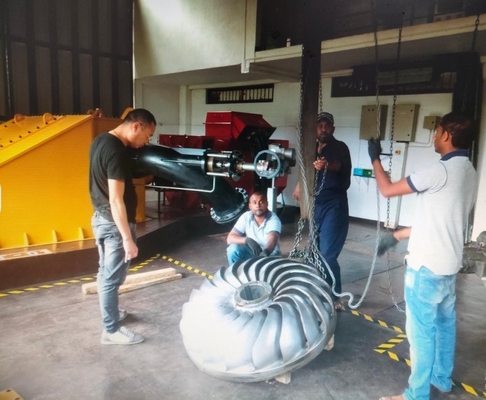 Durée de vie de haute résistance à grande vitesse 1.1m de roue d'eau de solides solubles Turgo longue