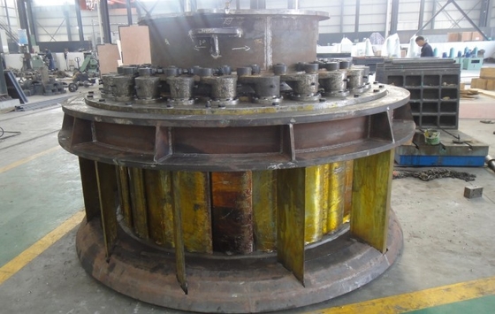 La turbine hydraulique 400V de la verticale 350kw d'acier inoxydable a fixé la lame