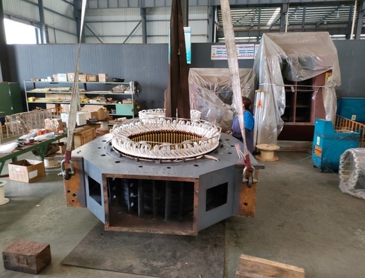 le générateur d'énergie hydroélectrique de la turbine 3000kw a forgé 6300V en acier
