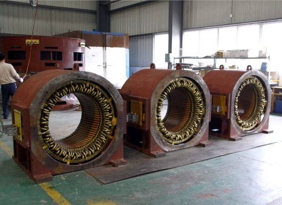 turbine hydraulique de l'eau de groupe électrogène 850kw pour la tête élevée et basse la décharge sans brosse