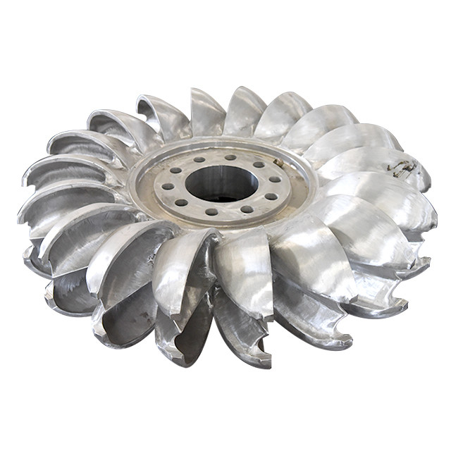 Turbine axiale de turbine hydraulique de fonte/acier inoxydable Pelton pour l'hydroélectricité industrielle