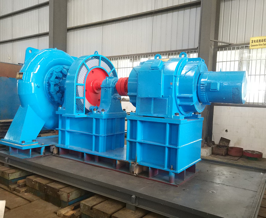 Générateurs d'hydro-turbines verticales pour tête de portée applicable de 20 à 200 m, classe d'isolation F/F