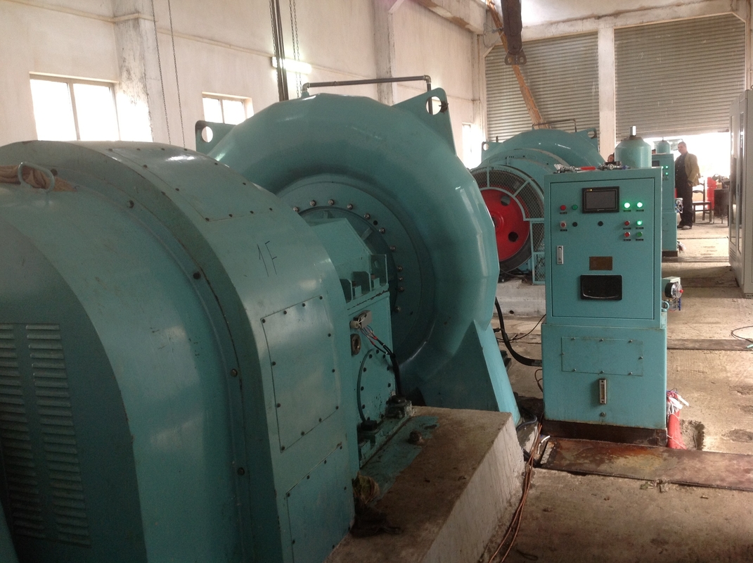Turbine hydraulique horizontale Francis à tête de 20 à 200 m et fréquence 50 Hz