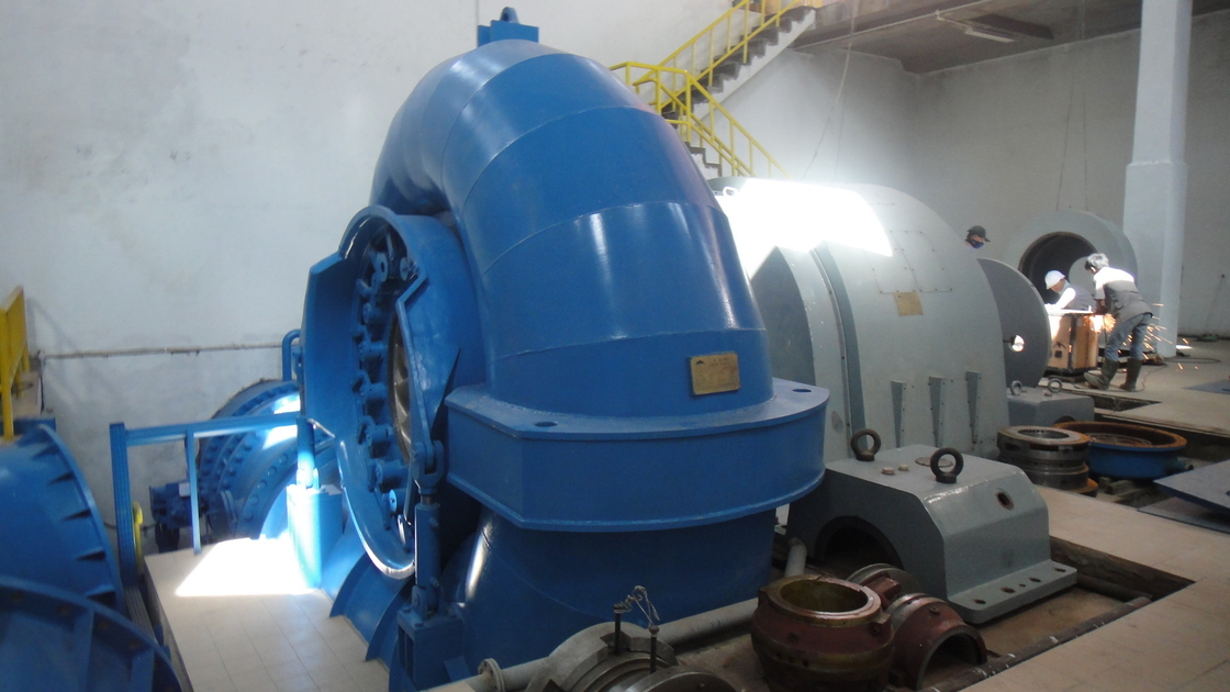 Générateurs à turbine hydraulique à puissance nominale de 1000 kW et débit de 0,15 à 10 m3/s