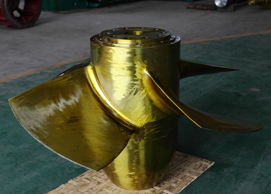 0.96 M Diamètre de l'entrée du coureur Guide de la vanne Turbine Pièces de rechange pour le débit d'eau 2.83 M3/s