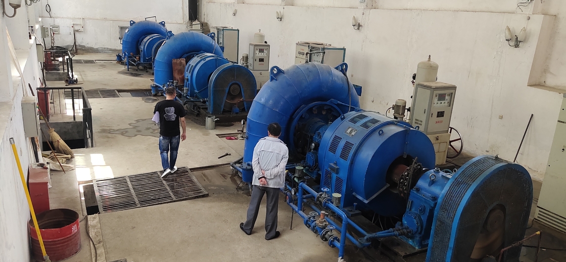500 kW-1250 kW de sortie Turbine hydraulique horizontale Francis Turbine hydraulique Francis pour les applications lourdes