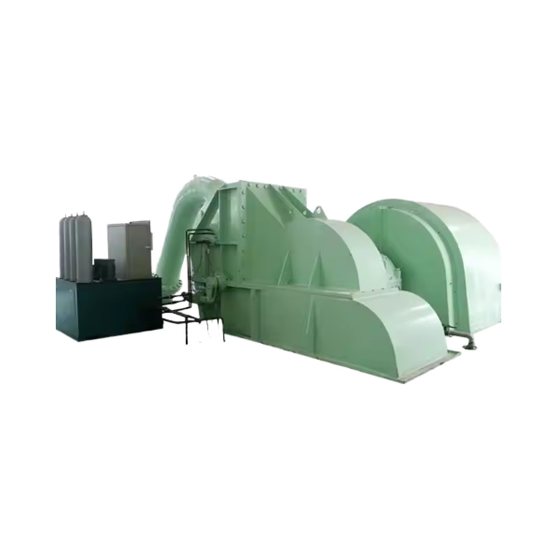 Turbine hydraulique Pelton de 134 m de hauteur nominale et de 2150 kW de capacité avec type de coureur à jet unique ou multi-jet