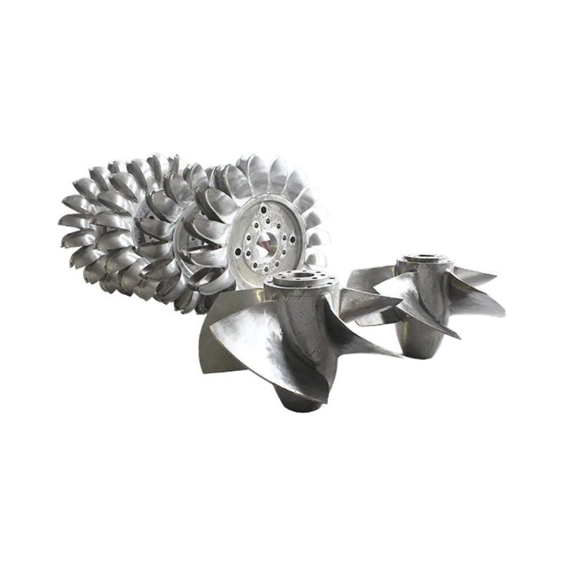 Turbine à impulsion d'eau en acier inoxydable 0Cr13Ni4Mo à jet unique ou multi-jet avec matériel de coureur