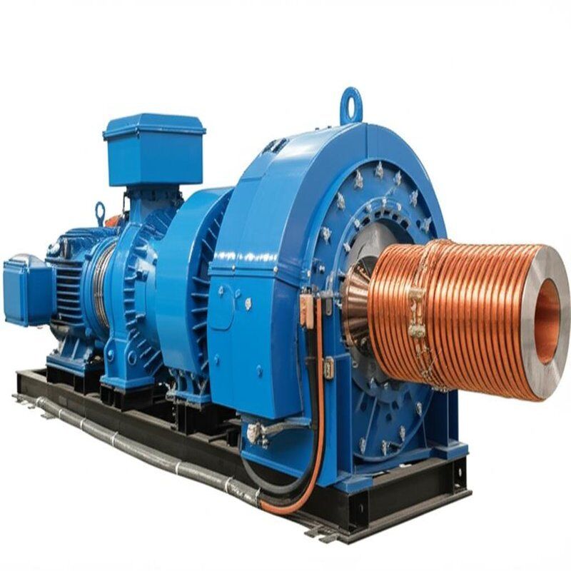 Customized Hydro Turbine Generator with Brushless Excitation and Copper-core Cables for Hydropower Stations