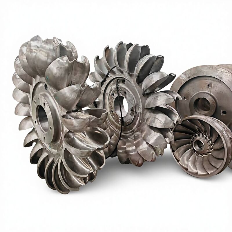 Stainless Steel 0Cr13Ni4Mo Nozzle Ring Pelton Hydro Turbine with 90% Efficiency and 1-200 MW Power Capacity