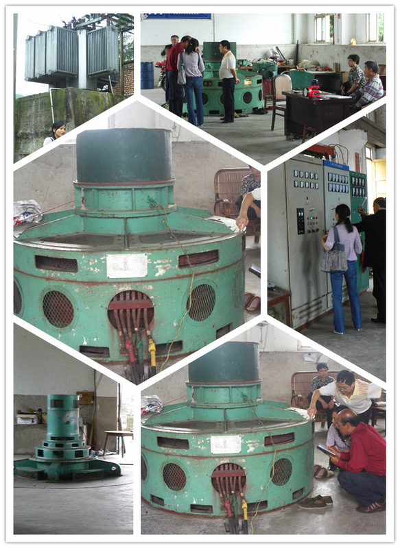 écoulement élevé hydraulique micro de basse Kaplan turbine principale de 50m pour Mini Hydro Station